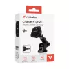 Verbatim Charge 'n' Drive Qi2 Magnetic Wireless Car Charger, Auto, USB, Wireless charging, 1 m, Black
