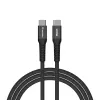 Verbatim Sync & Charge Magnetic Cable - 100W USB-C to USB-C 120 cm Black
