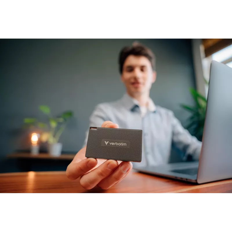 Verbatim Metal Mini SSD USB-C 3.Gen 2 512 GB, 512 GB, USB Type-C, USB 3.2 Gen 2x2, 2000 MB/s, 10 Gbit/s, Grey