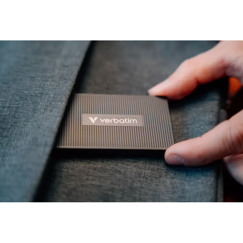 Verbatim Metal Mini SSD USB-C 3.2 Gen 2 1 TB, 1 TB, USB Type-C, USB 3.2 Gen 2x2, 2000 MB/s, 10 Gbit/s, Grey