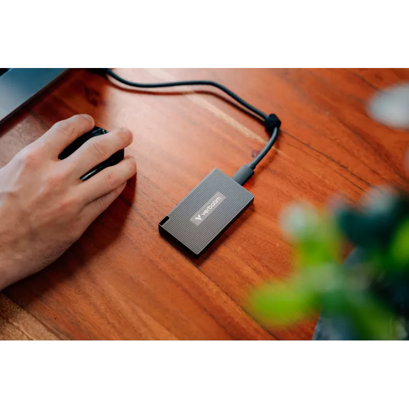 Verbatim Metal Mini SSD USB-C 3.2 Gen 2 1 TB, 1 TB, USB Type-C, USB 3.2 Gen 2x2, 2000 MB/s, 10 Gbit/s, Grey