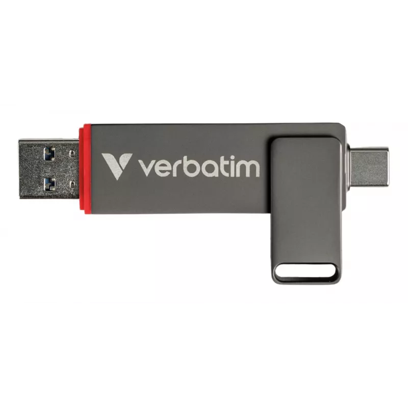 Verbatim Dual QuickStick USB flash drive 512 GB USB Type-A / USB Type-C 3.2 Gen 1 (3.1 Gen 1) Grey
