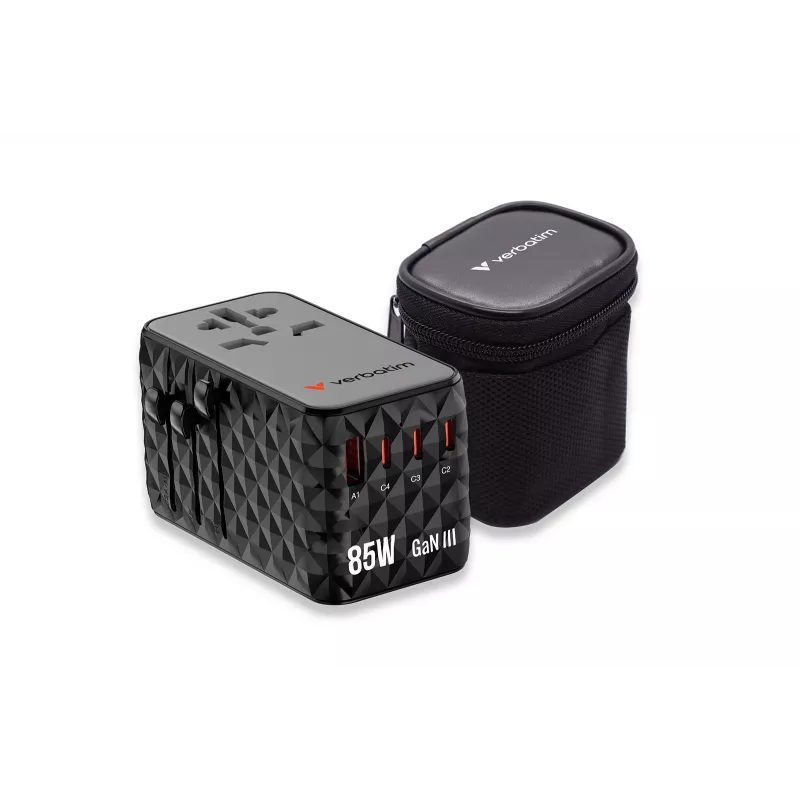 Verbatim Charge 'n' Travel Diamond 85W Retractable Cable CNT-02
