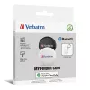 Verbatim My Finder Coin Bluetooth Tracker - 2 Pack, Personal, Finder, Black, White, Dust resistant, Waterproof, IP66, CR2032