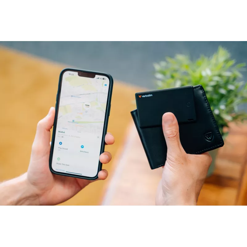 Verbatim My Finder Card Bluetooth Item Finder 1 pack Black, Personal, Finder, Black, Dust resistant, Waterproof, IP66, 1440 h