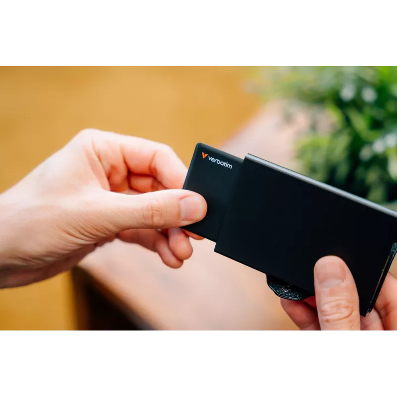 Verbatim My Finder Card Bluetooth Item Finder 1 pack Black, Personal, Finder, Black, Dust resistant, Waterproof, IP66, 1440 h