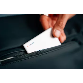 Verbatim My Finder Card Bluetooth Item Finder 1 pack Silver, Personal, Finder, Silver, Dust resistant, Waterproof, IP66, 1440 h