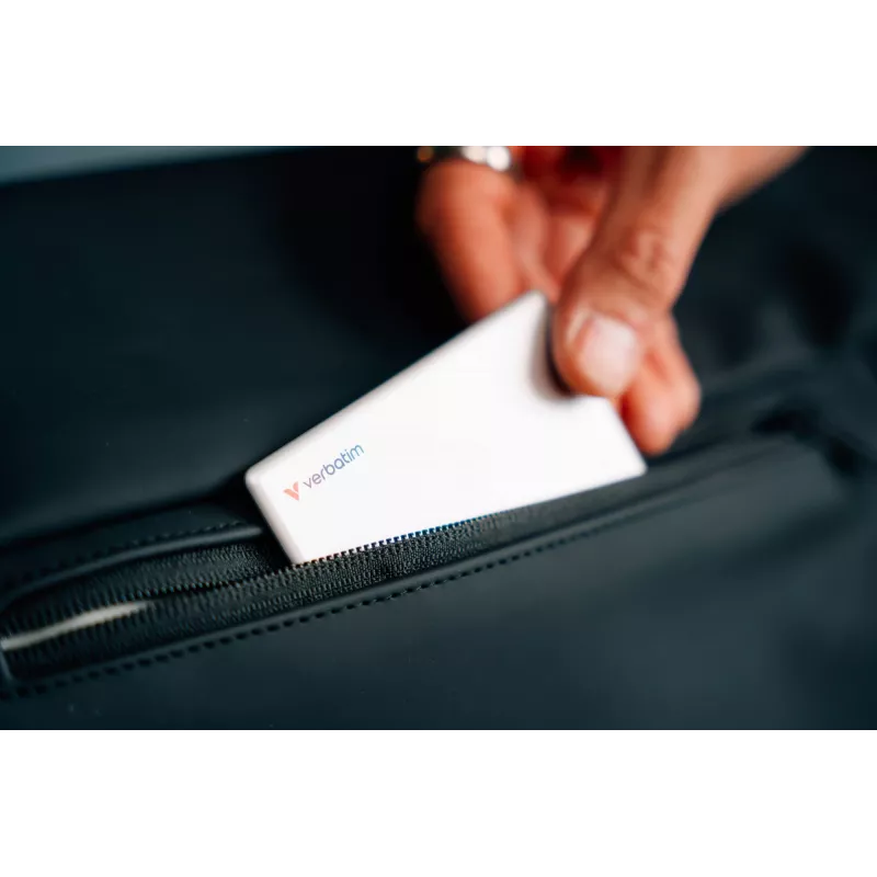 Verbatim My Finder Card Bluetooth Item Finder 1 pack Silver, Personal, Finder, Silver, Dust resistant, Waterproof, IP66, 1440 h