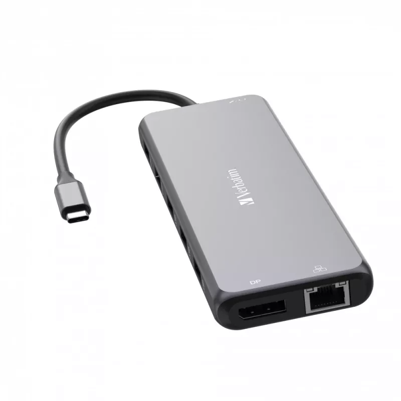 Verbatim CMH-13 USB Type-C Hub 10000 Mbit/s Silver