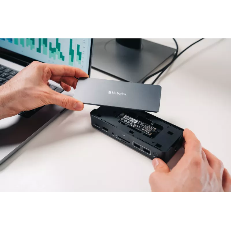 Verbatim CDS-15SSD Wired USB 3.2 Gen 1 (3.1 Gen 1) Type-C Black, Grey