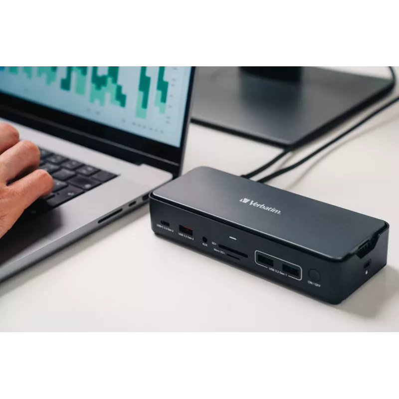 Verbatim CDS-15SSD Wired USB 3.2 Gen 1 (3.1 Gen 1) Type-C Black, Grey