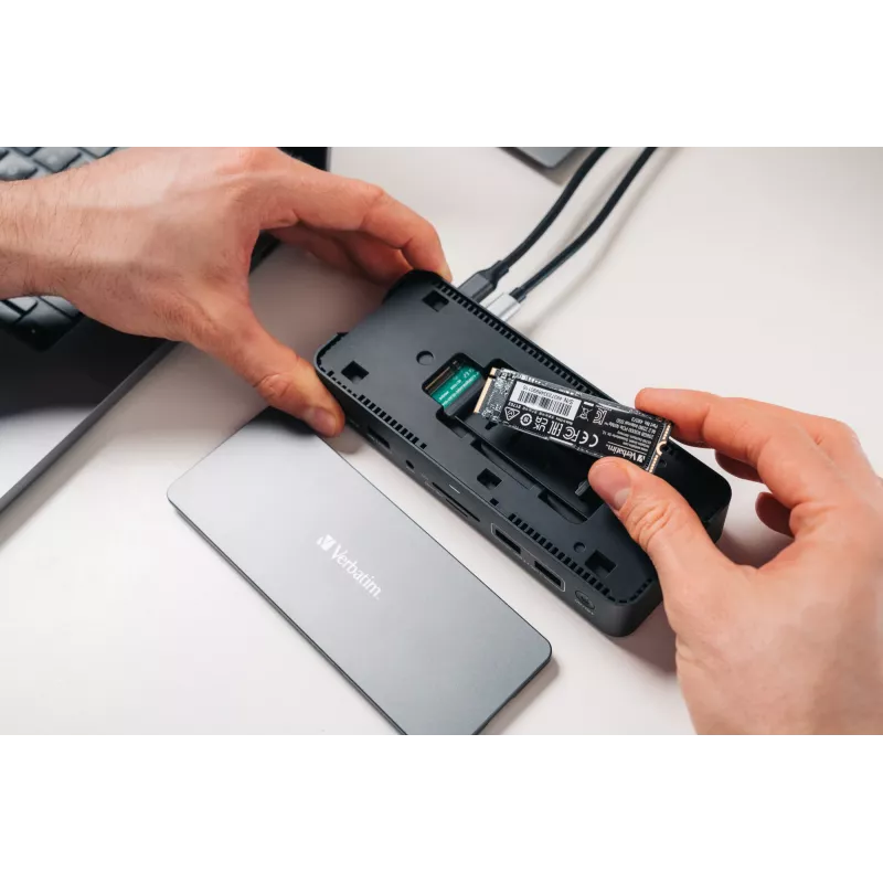 Verbatim CDS-15SSD Wired USB 3.2 Gen 1 (3.1 Gen 1) Type-C Black, Grey