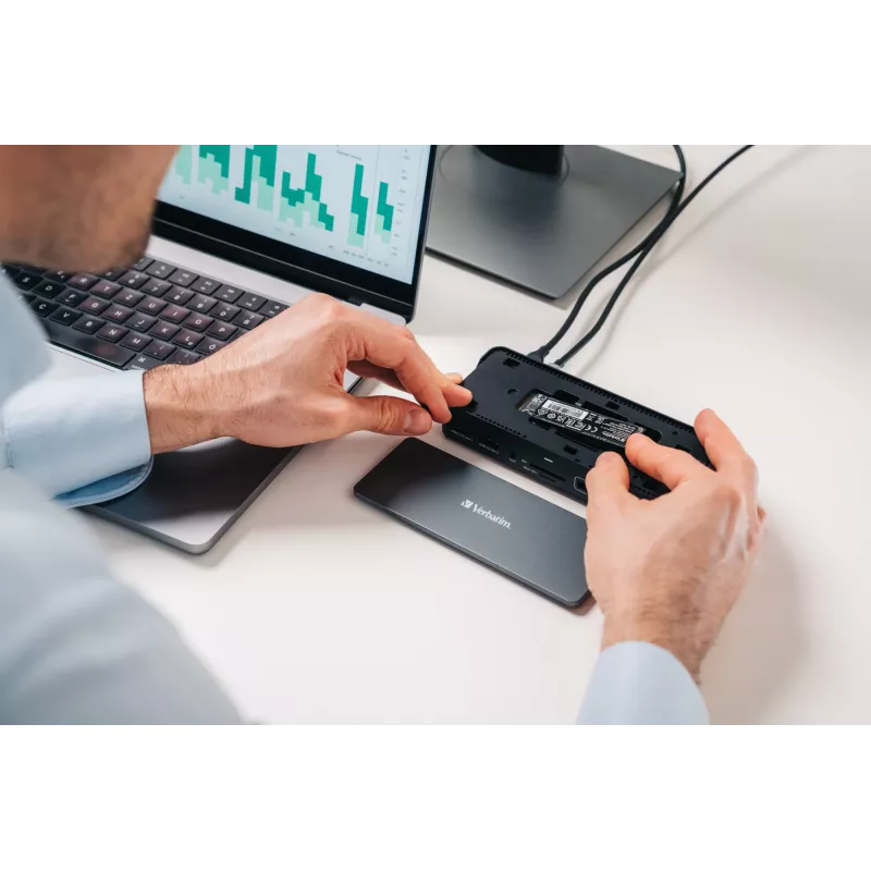 Verbatim CDS-15SSD Wired USB 3.2 Gen 1 (3.1 Gen 1) Type-C Black, Grey