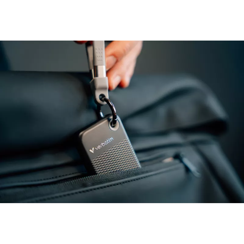 Verbatim Pocket SSD USB 3.2 Gen 2 1TB Black/Grey, 1 TB, USB Type-C, 3.2 Gen 2 (3.1 Gen 2), 1000 MB/s, 10 Gbit/s, Black, Grey