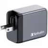 Verbatim GNC-65 GaN Charger 65W with 2 x USB-C PD 65W / 1 x USB-A QC 3.0 (EU/UK/US)