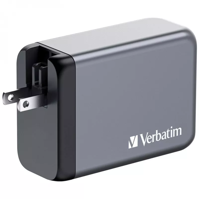 Verbatim GNC-240 GaN Charger 240W with 1 x USB-C 140W /1 x USB-C 100W / 1 x USB-C 65W / 1 x USB-A QC 3.0 (EU/UK/US)
