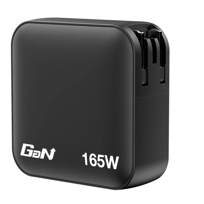 Verbatim Mini GaN Charger 165W 4 Port US plug with EU and UK adaptors