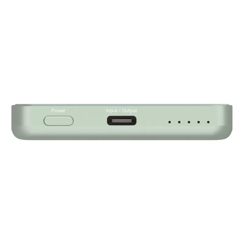 Verbatim Charge 'n' Go Essentials Magnetic Wireless Power Bank 5000 mAh Green