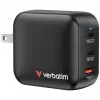 Verbatim GaN Charger 100W Universal Black AC Fast charging Indoor