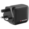 Verbatim GaN Charger 100W Universal Black AC Fast charging Indoor