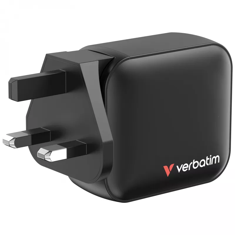 Verbatim GaN Charger 100W Universal Black AC Fast charging Indoor