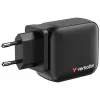 Verbatim GaN Charger 100W Universal Black AC Fast charging Indoor