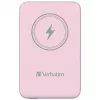 Verbatim Charge 'n' Go Magnetic Wireless Power Bank 10000mAh Pink