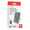 Verbatim Charge'n'Go 2C Power Bank 5000 mAh Grey, 5000 mAh, Adaptive Fast Charging, Power Delivery 3.0, Quick Charge 3.0, Wireless charging, 3.85 V, 20 W, Grey