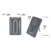 Verbatim Charge'n'Go 2C Power Bank 5000 mAh Grey, 5000 mAh, Adaptive Fast Charging, Power Delivery 3.0, Quick Charge 3.0, Wireless charging, 3.85 V, 20 W, Grey