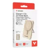 Verbatim Charge'n'G0 2C power Bank 5000 rnAh Gold, 5000 mAh, Polymer, Adaptive Fast Charging, Power Delivery 3.0, Quick Charge 3.0, Wireless charging, 3.85 V, 20 W