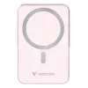 Verbatim Charge 'n' Go Magnetic Wireless Power Bank with stand - 10000 mAh Pink