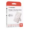 Verbatim Charge 'n' Go Magnetic Wireless Power Bank with stand - 10000 mAh Pink