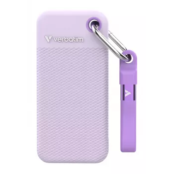 Verbatim Pocket SSD USB 3.2 Gen 2 1TB Purple incl. two rubber sleeves