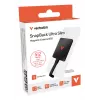 Verbatim SnapBack Ultra Slim SSD 512GB USB Type-C USB 3.2 Gen 2x2 Black