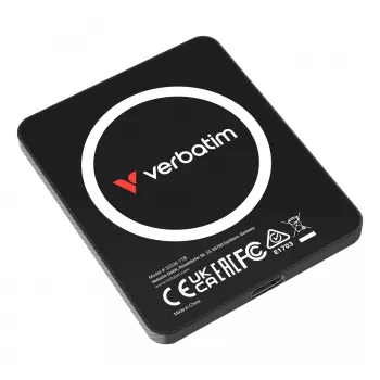 Verbatim SnapBack Ultra Slim SSD 1TB USB Type-C USB 3.2 Gen 2x2 Black