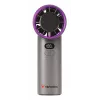Verbatim Cool’n’Go IceTouch Handheld Fan Grey/Purple, Grey, Purple, 1 fan(s), Handheld fan, 1 pc(s), 8 W, Lithium-Ion (Li-Ion)