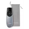 Verbatim Focus Wireless Presenter with Red Laser Pointer, RF, USB, 30 m, Black, Silver