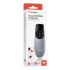 Verbatim Focus Wireless Presenter with Red Laser Pointer, RF, USB, 30 m, Black, Silver