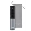 Verbatim Agenda Wireless Presenter with Red Laser Pointer, RF, USB, 100 m, Black, Silver