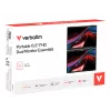 Verbatim Portable 15.6 inch FHD Dual Monitor Essentials, 39.6 cm (15.6 inch), LCD, 1920 x 1080 pixels, Full HD, 16:9, 10 ms