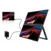 Verbatim Portable 15.6 inch FHD Dual Monitor Essentials, 39.6 cm (15.6 inch), LCD, 1920 x 1080 pixels, Full HD, 16:9, 10 ms