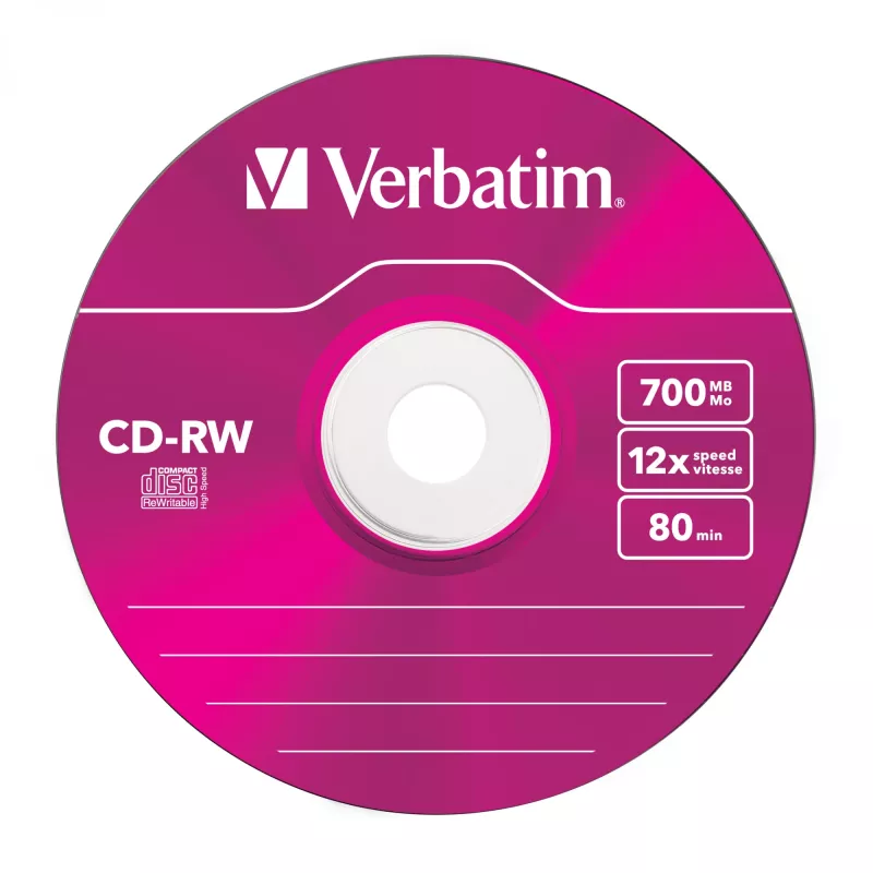 Verbatim CD-RW Colour 12x 700 MB 5 pc(s)