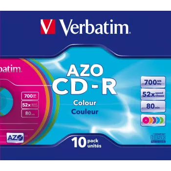 Verbatim CD-R AZO Colours 700 MB 48x 10 pc(s)