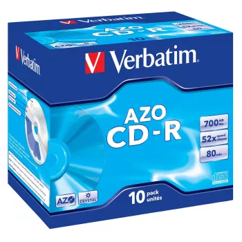 Verbatim CD-R AZO Crystal 700 MB 52x 10 pc(s)
