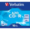 Verbatim CD-R AZO Crystal 700 MB 52x 10 pc(s)