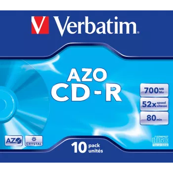 Verbatim CD-R AZO Crystal 700 MB 52x 10 pc(s)