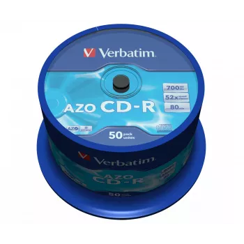 Verbatim CD-R AZO Crystal 700 MB 52x 50 pc(s)