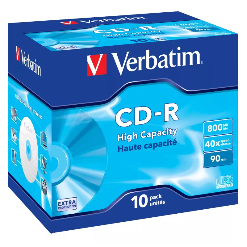 Verbatim CD-R High Capacity 800 MB 40x 10 pc(s)
