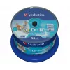 Verbatim CD-R AZO Wide Inkjet Printable no ID 700 MB 52x 50 pc(s)