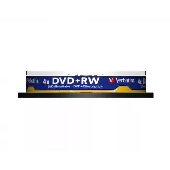 Verbatim DVD+RW Matt Silver 4.7 GB 10 pc(s)